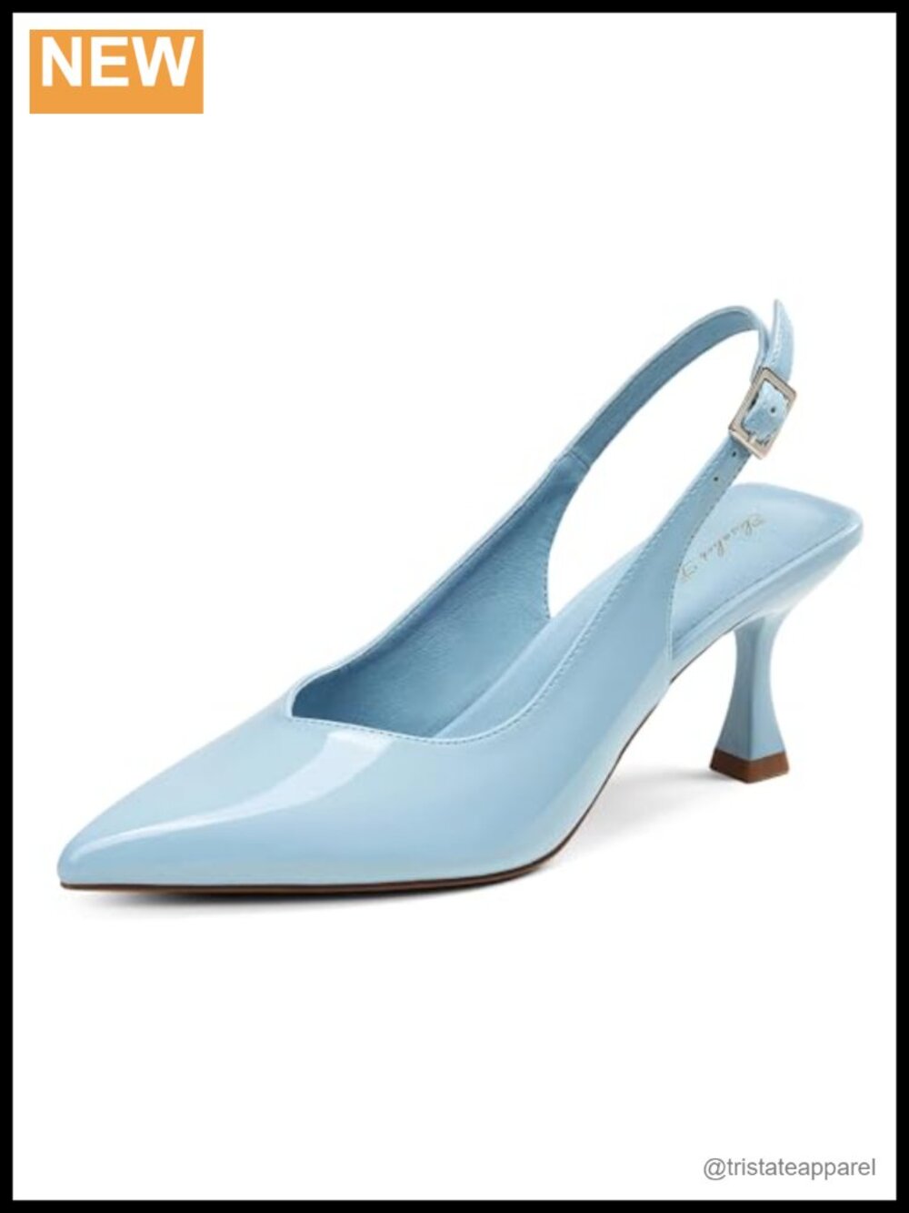 Kitten Heel Slingback Low Pumps Pointed Closed Toe Dressy Wedding Party Shoes